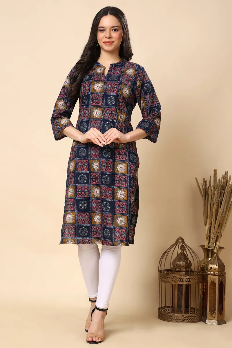 Printed Long Kurti